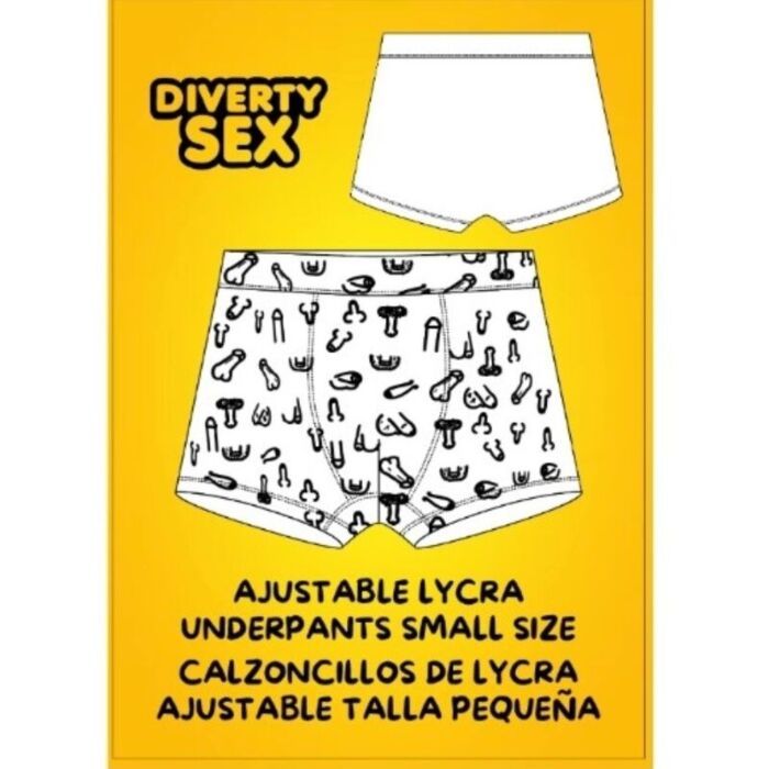 Boxers Diablo Picante Small Size com Estampado Divertido Boxers Diablo Picante Small Size com Estampado Divertido