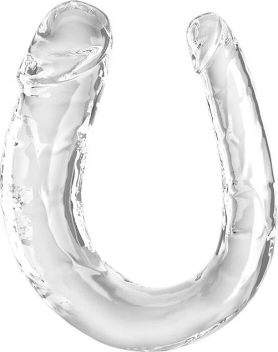 Dildo Duplo King Cock 33cm Transparente