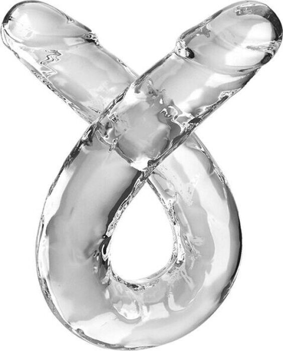 Dildo Duplo King Cock Double Trouble Transparente Dildo Duplo King Cock Double Trouble Transparente