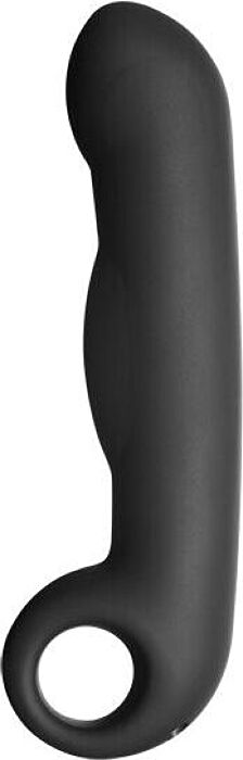 Dildo ElectraStim Ovid Silicone Preto - Estimulação Única Dildo ElectraStim Ovid Silicone Preto - Estimulação Única