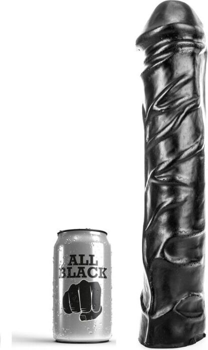 Dildo Fisting Preto Suave 32cm Dildo Fisting Preto Suave 32cm