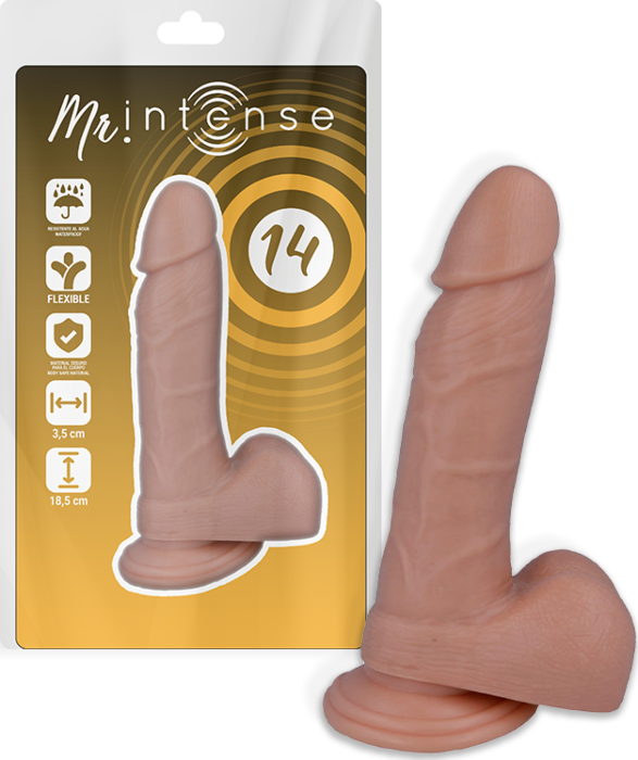 Dildo MR. INTENSE 14 com 18.5 cm de realismo.
