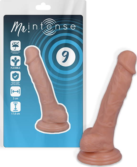 Dildo MR. INTENSE 17.8 cm com ventosa forte