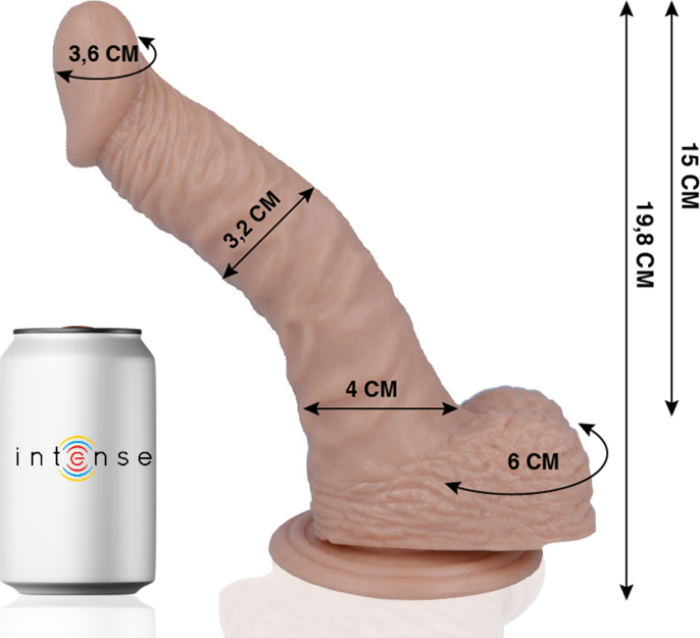 Dildo MR. INTENSE 19.8 CM com Tacto Realista