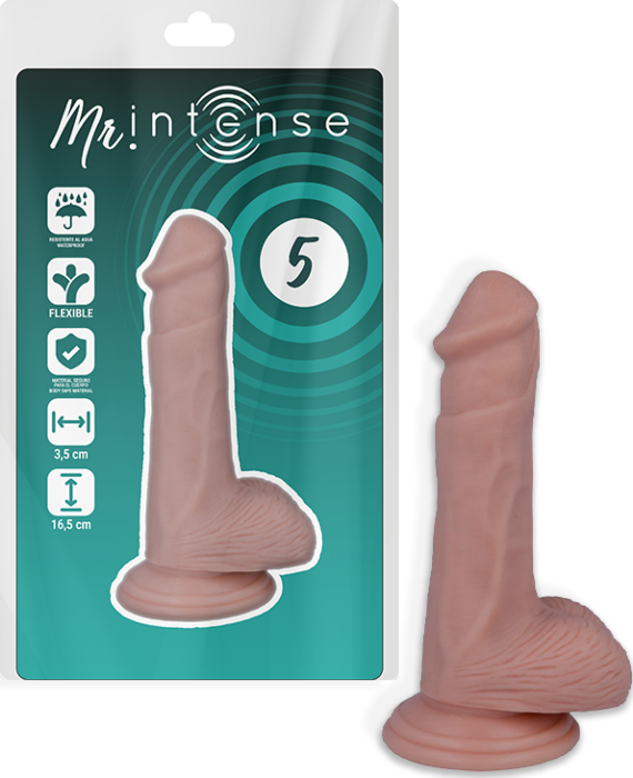 Dildo MR. INTENSE 5 Realístico 16.5 cm para Prazer