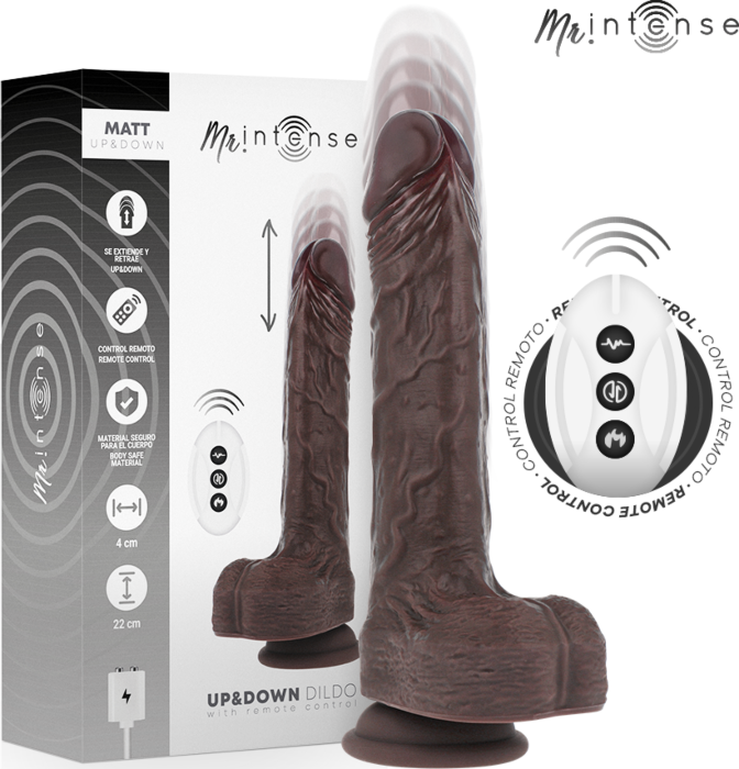 Dildo MR. INTENSE MATT Realista com Vibração Dildo MR. INTENSE MATT Realista com Vibração