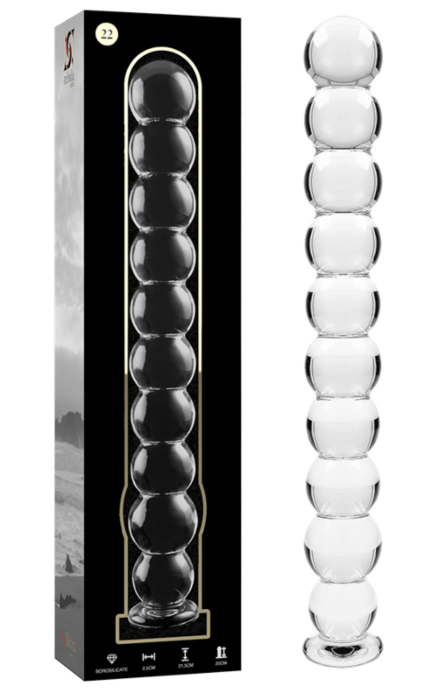 Dildo NEBULA SERIES BY IBIZA Modelo 22 Cristal 21.5 cm