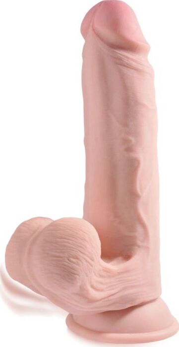 Dildo Realista King Cock Plus 20.3 cm com Bolas