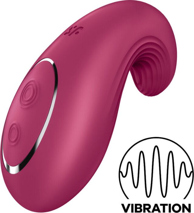 Satisfyer Estimulador Dipping Delight - Rosa | Estimulação específica do clitóris com 12 modelos de vibração