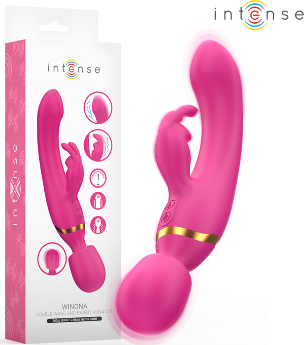 Vibrador Intense Winona 2 em 1 com Estímulo Vibrador Intense Winona 2 em 1 com Estímulo