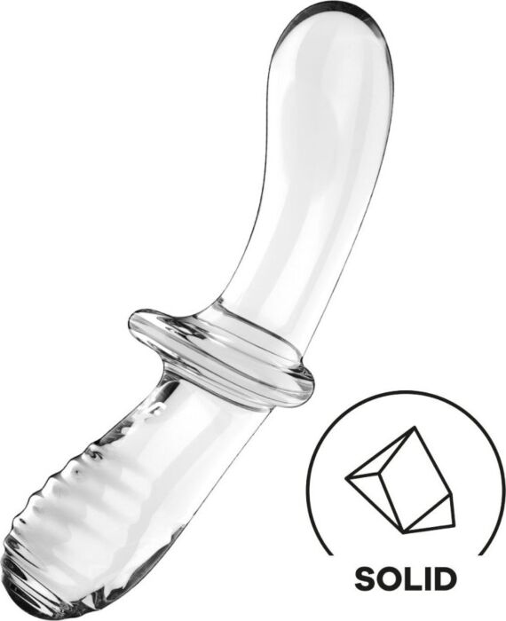 Satisfyer Double Crystal - Estimulador de Vidro de Borossilicato
