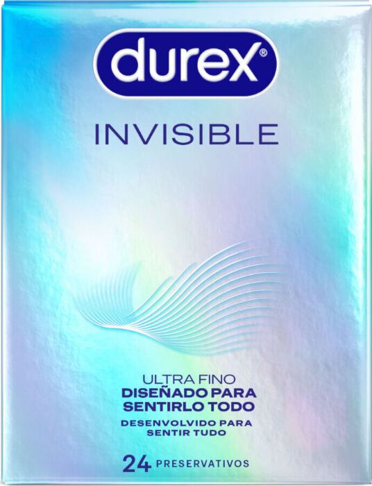 Preservativos DUREX Invisible Ultra Fino – 24 Unidades Preservativos DUREX Invisible Ultra Fino – 24 Unidades
