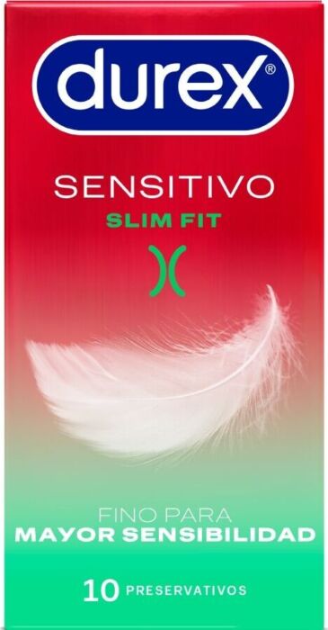 Preservativos Durex Sensitivo Slim Fit 10uds - Sensibilidade e ajuste perfeito Preservativos Durex Sensitivo Slim Fit 10uds - Sensibilidade e ajuste perfeito
