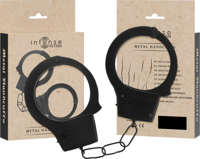 Esposas de Metal INTENSE FETISH - Sensação Única