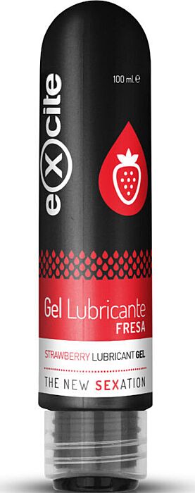 Excite - Gel Lubrificante Morango 100 ml Excite - Gel Lubrificante Morango 100 ml
