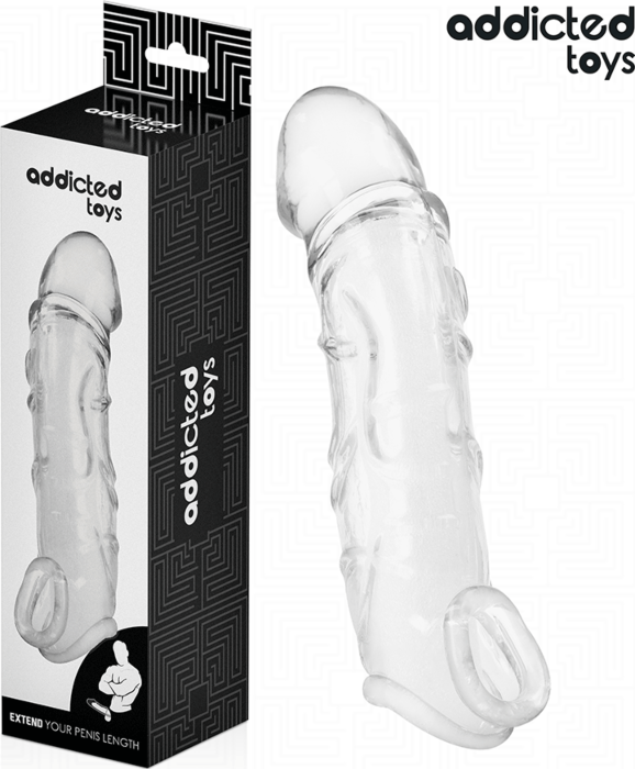 Extensor para o Pene Addicted Toys 27cm Transparente Extensor para o Pene Addicted Toys 27cm Transparente