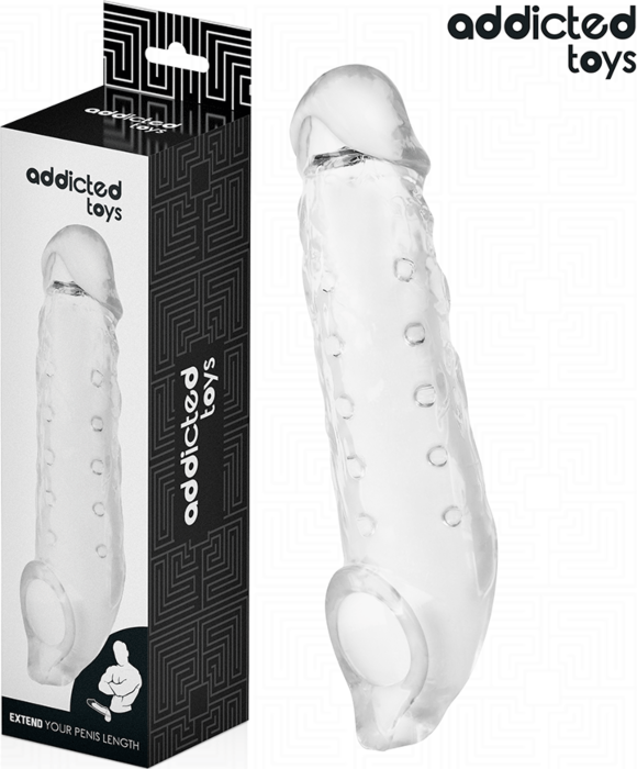 Funda para Pene Addicted Toys M Transparente