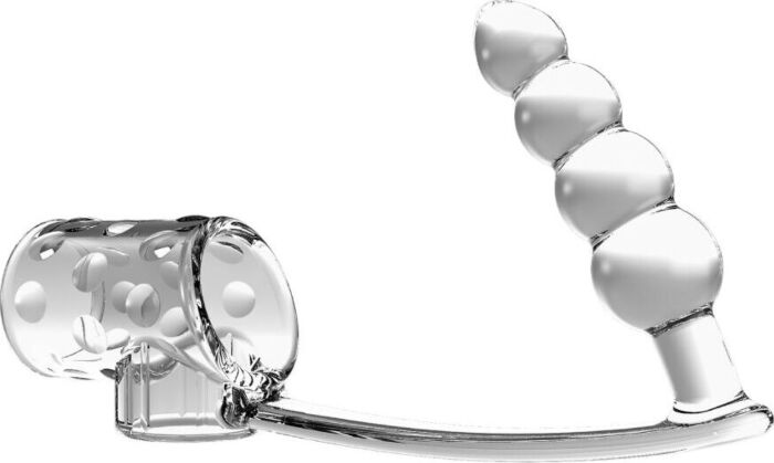 Funda para Pene Pretty Love Transp. com Plug Anal Funda para Pene Pretty Love Transp. com Plug Anal