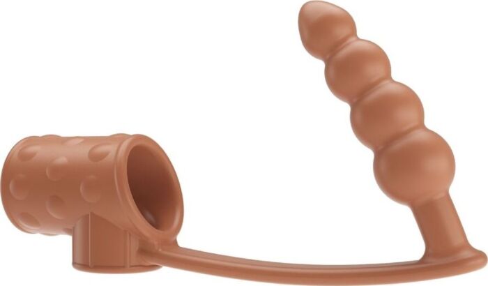 Funda para Pene Pretty Love Natural com Plug Anal