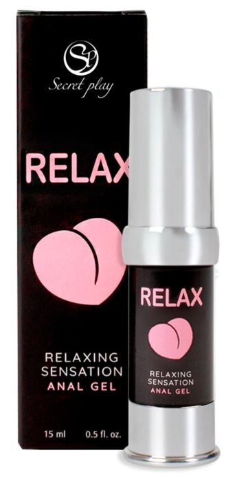 Gel Relaxante Anal SECRETPLAY 15 ML para Conforto e Prazer