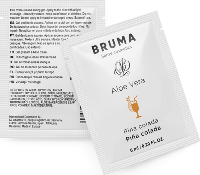 Gel Deslizante Bruma 6 ML Sabor Piña Colada