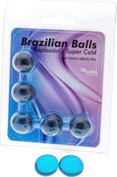 5 Bolas Brasileiras Explosão de Aromas Gel Excitante Efeito Frio - Descubra o Prazer!