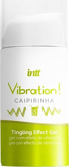Gel Vibrador INTT Caipirinha 15ml - Prazer Intenso Gel Vibrador INTT Caipirinha 15ml - Prazer Intenso