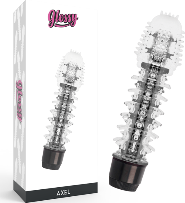 Vibrador Negro Glossy Axel Vibrador Negro Glossy Axel