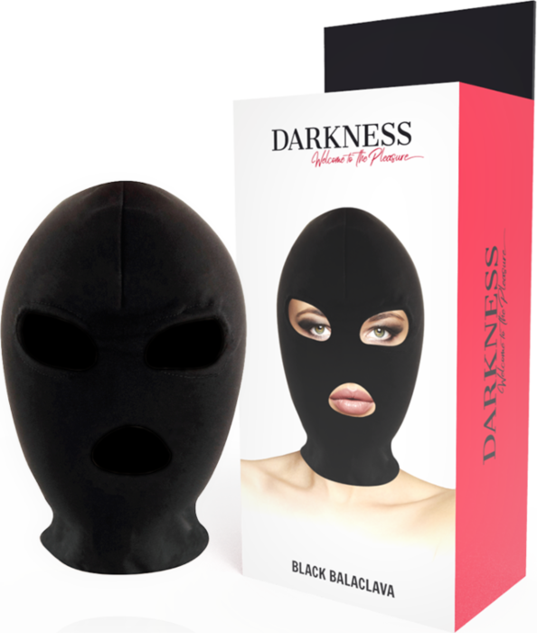 Gorro BDSM Darkness com Abertura para Boca e Olhos Gorro BDSM Darkness com Abertura para Boca e Olhos