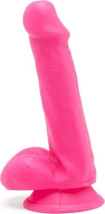 Happy dicks dildo con testículos 15cm - rosa
