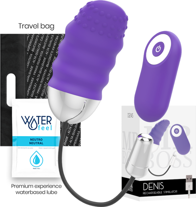 Huevo Control Remoto MR. BOSS Denis com 10 modos de vibração Huevo Control Remoto MR. BOSS Denis com 10 modos de vibração