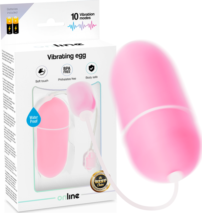 Ovo Vibratório Aquático Rosa Ovo Vibratório Aquático Rosa