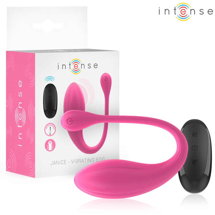 Vibrador INTENSE JANICE com Controle Remoto e 10 Modos Vibrador INTENSE JANICE com Controle Remoto e 10 Modos