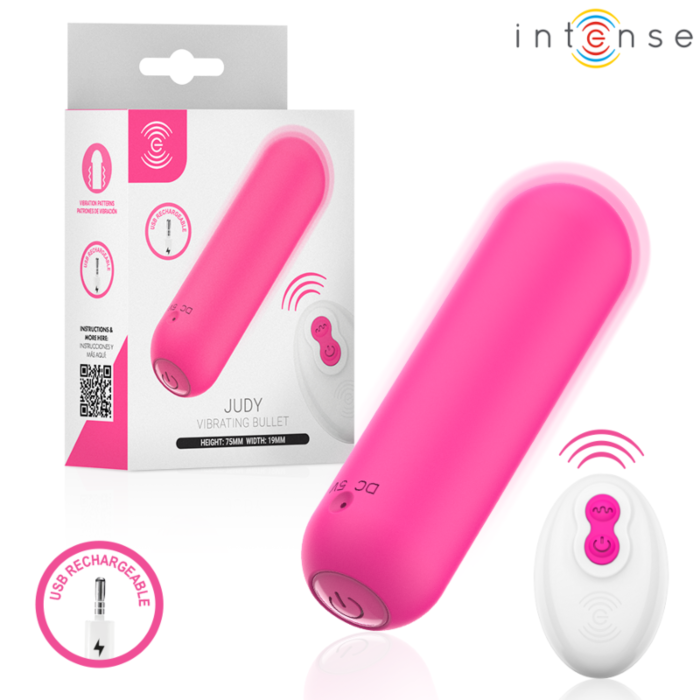 Vibrador Intense Judy com Controlo Remoto Vibrador Intense Judy com Controlo Remoto