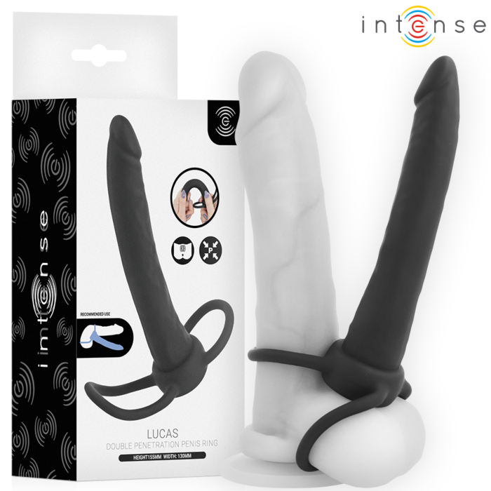 Dildo anal INTENSE FOR HIM Lucas com anéis integrados