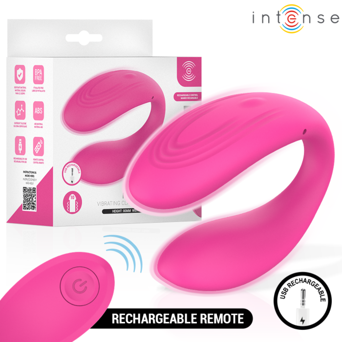 Vibrador INTENSE REMOTE CONTROL Nora Estimulador com Controlo Remoto Vibrador INTENSE REMOTE CONTROL Nora Estimulador com Controlo Remoto