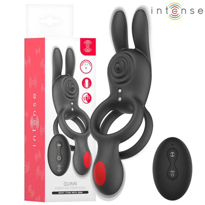 Anel Vibratório INTENSE For Him Quinn com Controlo Remoto Anel Vibratório INTENSE For Him Quinn com Controlo Remoto