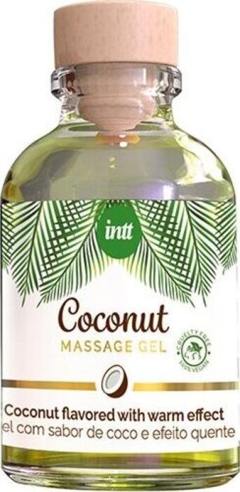 Intt Gel de Massagem Vegano de Coco com Efeito de Calor 30ml