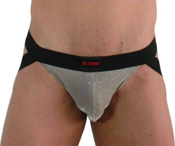 Jockstrap BURN 001 Brilhante Beige Preto XL Jockstrap BURN 001 Brilhante Beige Preto XL