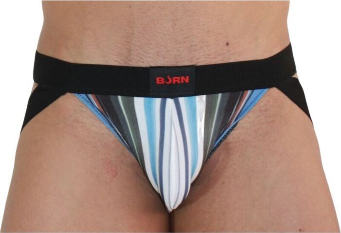 Jockstrap BURN 009 Multicolor Negro Estilo Único