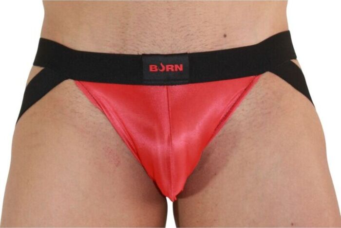 Jockstrap BURN 010 Vermelho/Negro XL - Sensualidade
