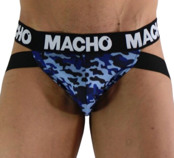 Jockstrap MACHO MX28MA Azul Confort e Estilo