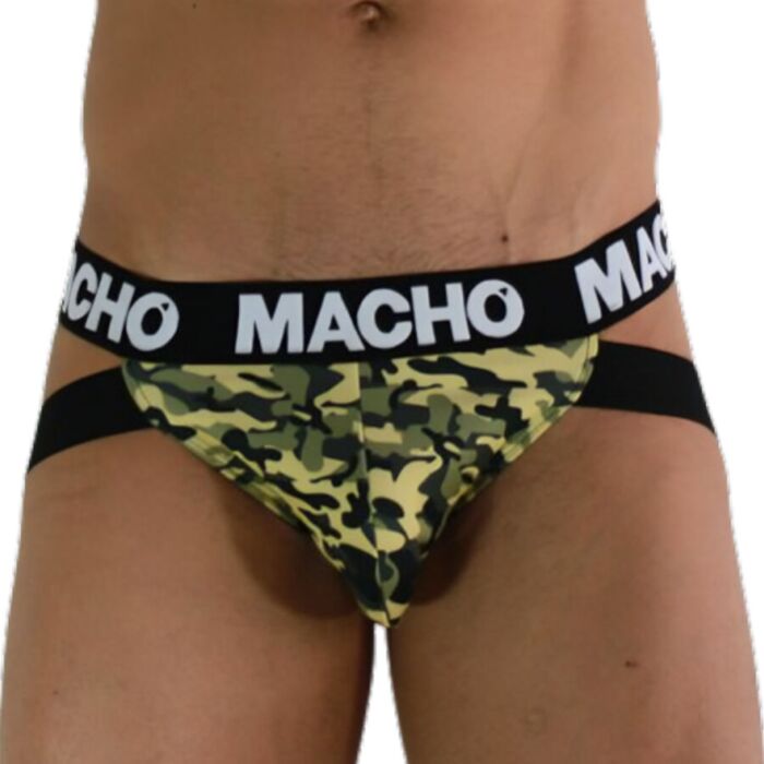 Jockstrap MACHO MX28MV Verde Conforto Superior Jockstrap MACHO MX28MV Verde Conforto Superior