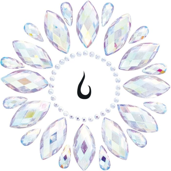 Joia Corporal Leg Avenue Fluer Brilho Sensual