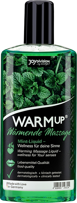 Joydivision - Gel de Massagem com Efeito de Calor Menta 150 ml