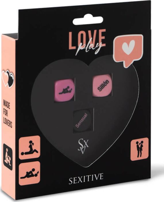 Jogo erótico SEXITIVE Love Play - 3 dados para casal
