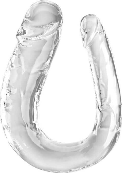 Dildo Duplo King Cock Clear 44cm Transparente