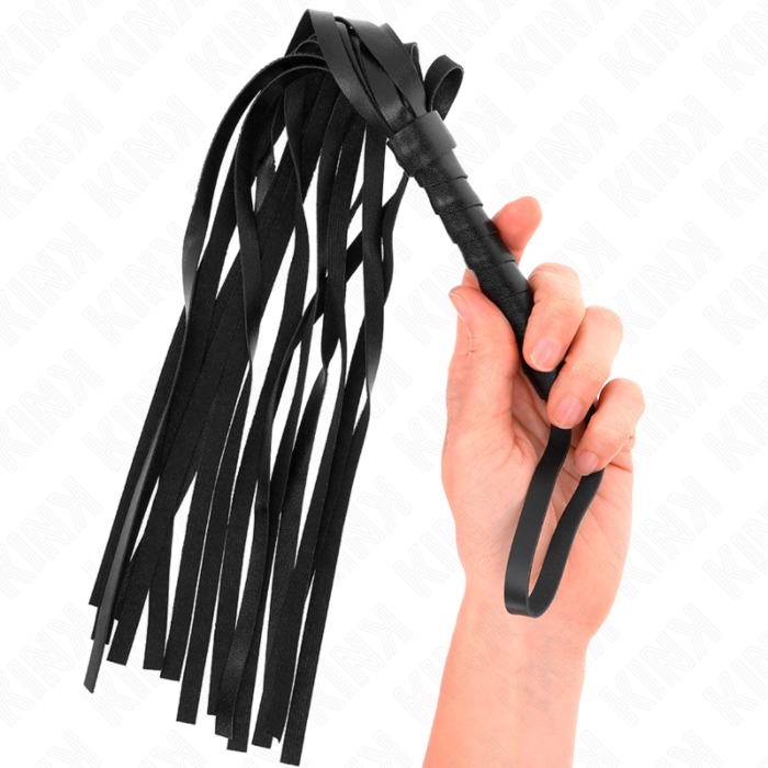 Látigo KINK IMPACT & TOUCH Chicote Preto Simples 45 cm Látigo KINK IMPACT & TOUCH Chicote Preto Simples 45 cm
