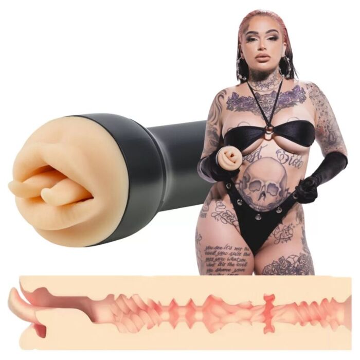 Masturbador KIIROO Raven Mouth com Língua Viper Realista