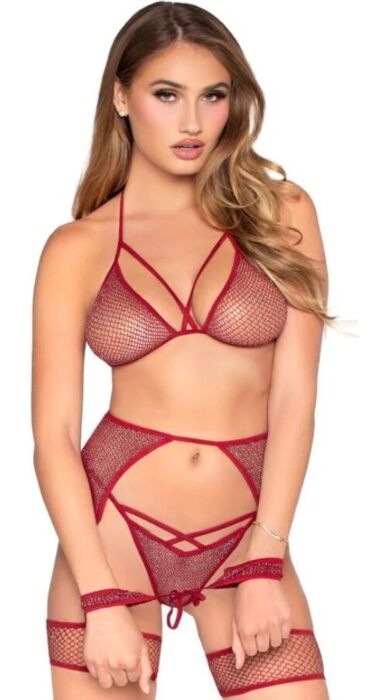 Conjunto de lingerie LEG AVENUE SETS 89362 tamanho único